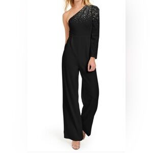 Calvin Klein Black Bling One-Shoulder